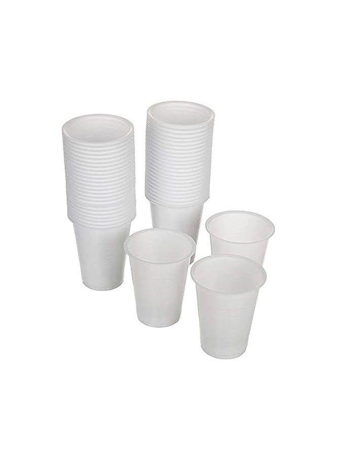 THE PACK 300 pieces White disposable plastic cup 