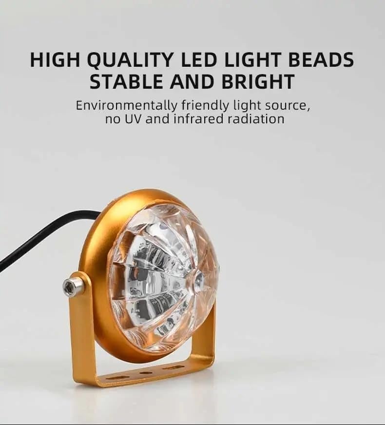 Autozap Motorcycle Metal Star Light Red Flash Chassis Strobe Light Underglow Ambient RGB Dash Light Motorbike LED Universal For Bike (Pack of 1) (6 Months Warranty) - Image 5