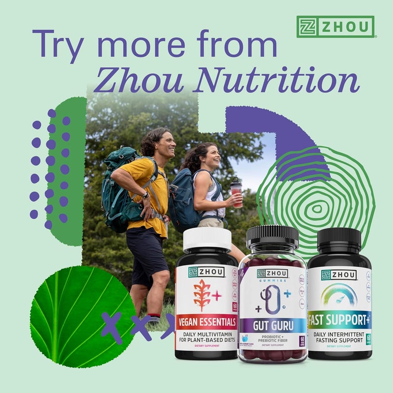 Zhou 3 Day Renew  Probiotics for Digestive Health Probiotics for Men and Women Gut Health  Natural Reset Support Supplement with Ginger and Aloe  27 Veg Caps - Image 5