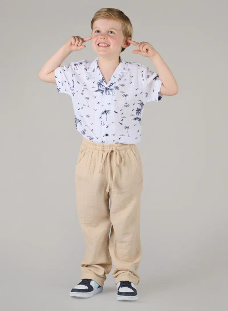 Just Nature Wide Leg Trousers