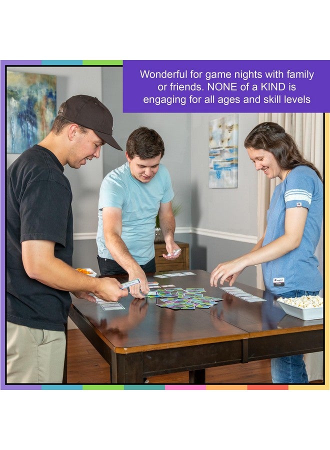 AMIGO Games None of a Kind Brainteaser Card Game - A New Kind of Matching Game That is Fun for The Whole Family - for Kids & Adults Ages 7 & Older - Image 4