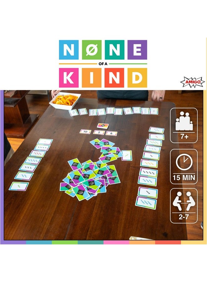 AMIGO Games None of a Kind Brainteaser Card Game - A New Kind of Matching Game That is Fun for The Whole Family - for Kids & Adults Ages 7 & Older - Image 5