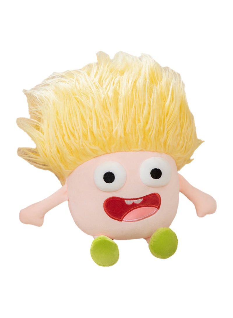 Ugly And Cute Internet Celebrity Doll Cotton Doll Children's Plush Toy (Yellow Hair) - Image 1