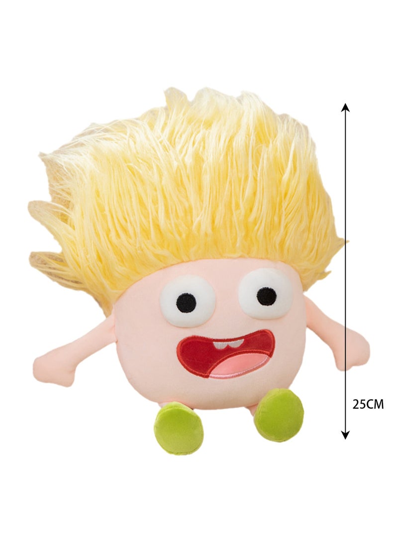 Ugly And Cute Internet Celebrity Doll Cotton Doll Children's Plush Toy (Yellow Hair) - Image 2