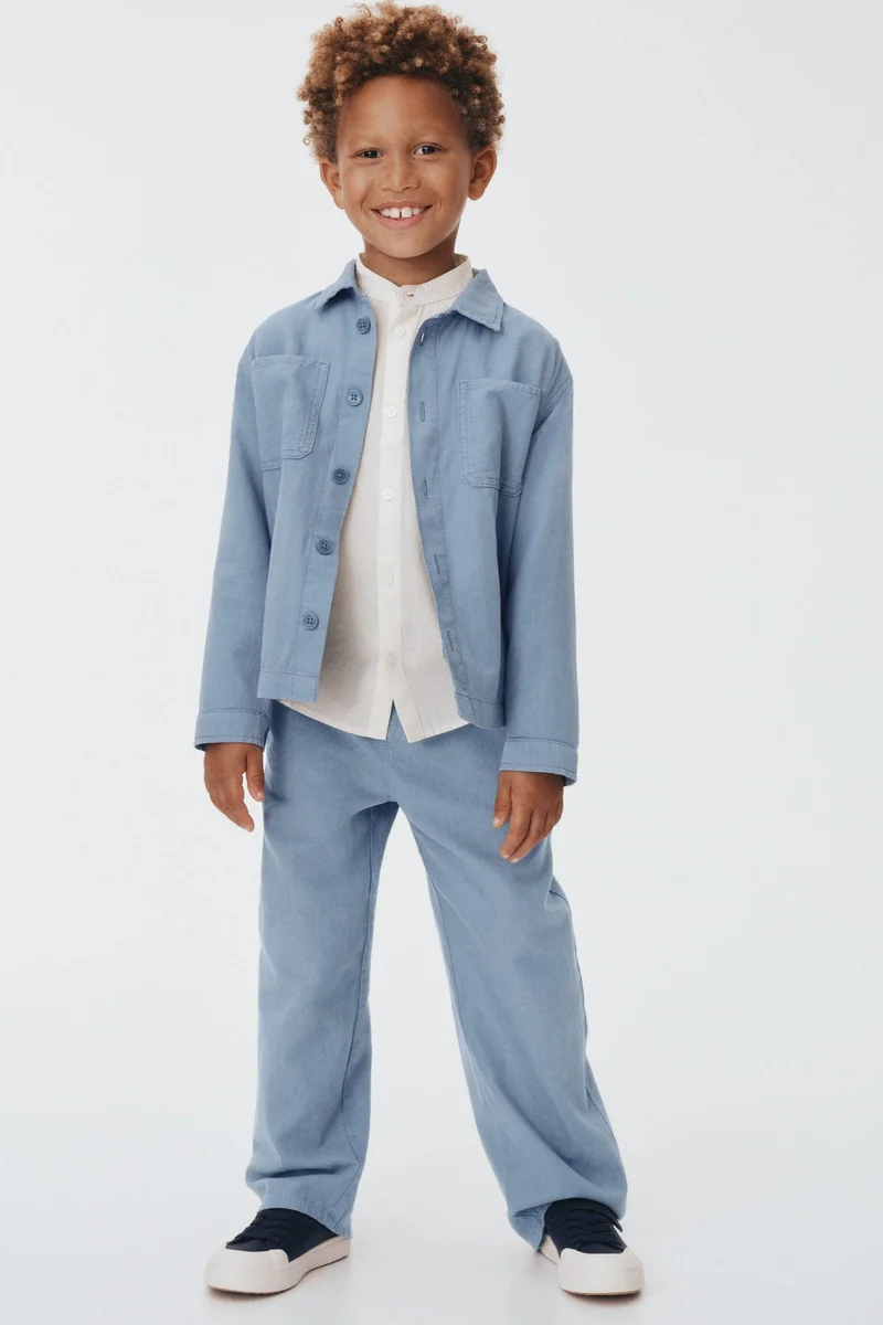 اتش اند ام جاكيت خفيف من مزيج الكتان