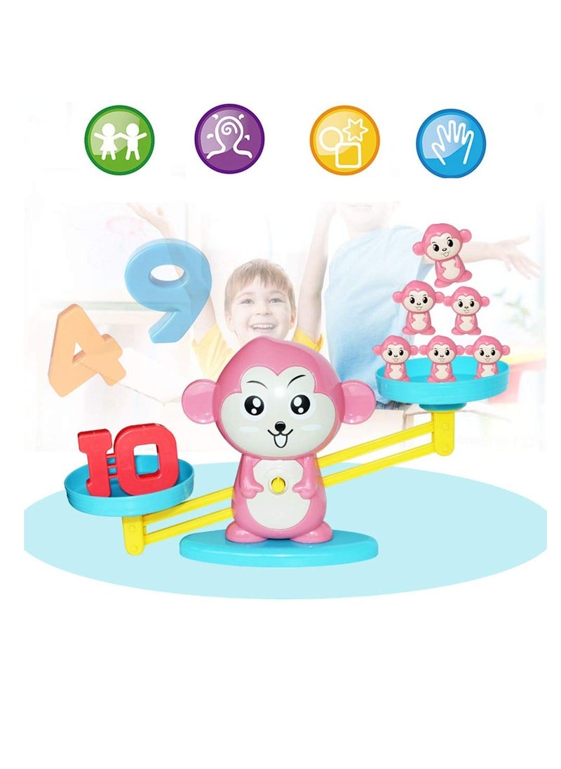 Kiddale - Educational Toy for 3 and above| Monkey Balance| Learning Toy for 4 year old| Math Game| Counting Toy| Weight Balancing Toy| Balance scale for kids| kids games for 3 4 5 6 years - Image 1