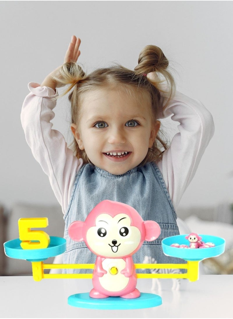 Kiddale - Educational Toy for 3 and above| Monkey Balance| Learning Toy for 4 year old| Math Game| Counting Toy| Weight Balancing Toy| Balance scale for kids| kids games for 3 4 5 6 years - Image 1