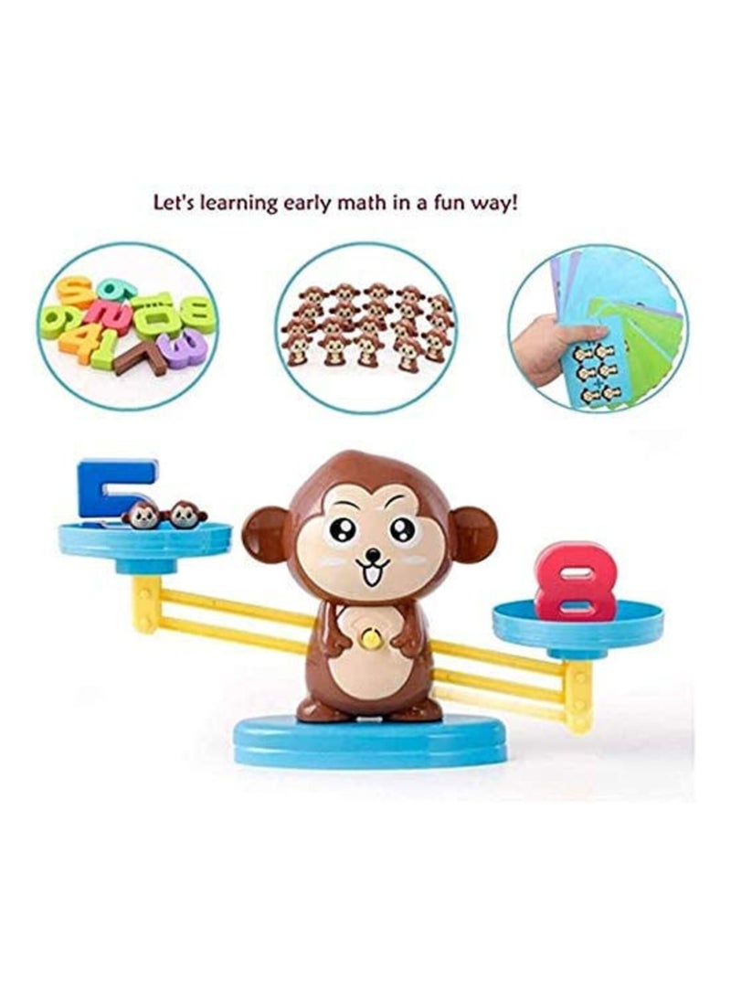Kiddale - Educational Toy for 3 and above| Monkey Balance| Learning Toy for 4 year old| Math Game| Counting Toy| Weight Balancing Toy| Balance scale for kids| kids games for 3 4 5 6 years - Image 1