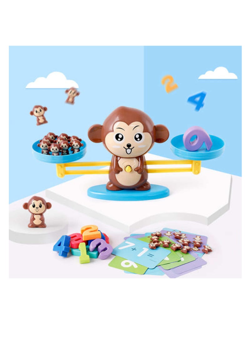 Kiddale - Educational Toy for 3 and above| Monkey Balance| Learning Toy for 4 year old| Math Game| Counting Toy| Weight Balancing Toy| Balance scale for kids| kids games for 3 4 5 6 years - Image 1