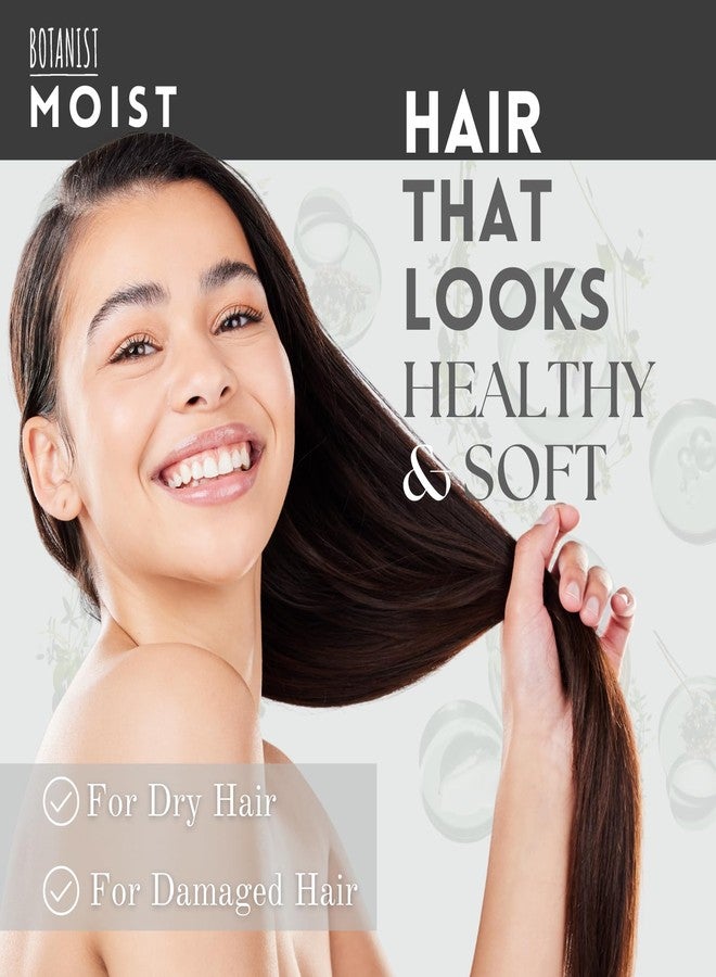 BOTANIST Hydrating Shampoo for Dry Hair, Organic Shampoo for Women & Men by Botanical Protein, Collagen, Natural Keratin, Hyaluronic Acid & Ceramide from Japan, Paraben & Sulfate Free 15.5 Fl Oz MOIST - Image 2