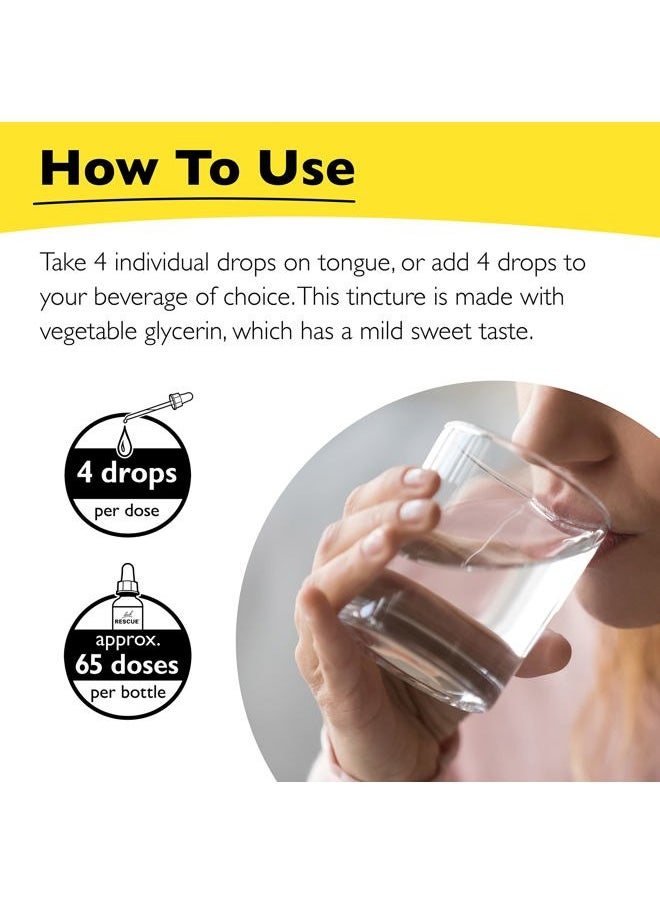 RESCUE Bach Remedy Dropper 10mL, Natural Stress Relief, Homeopathic Flower Essence, Vegan, Gluten & Sugar-Free, Non-Habit Forming (Non-Alcohol Formula)  - Image 5