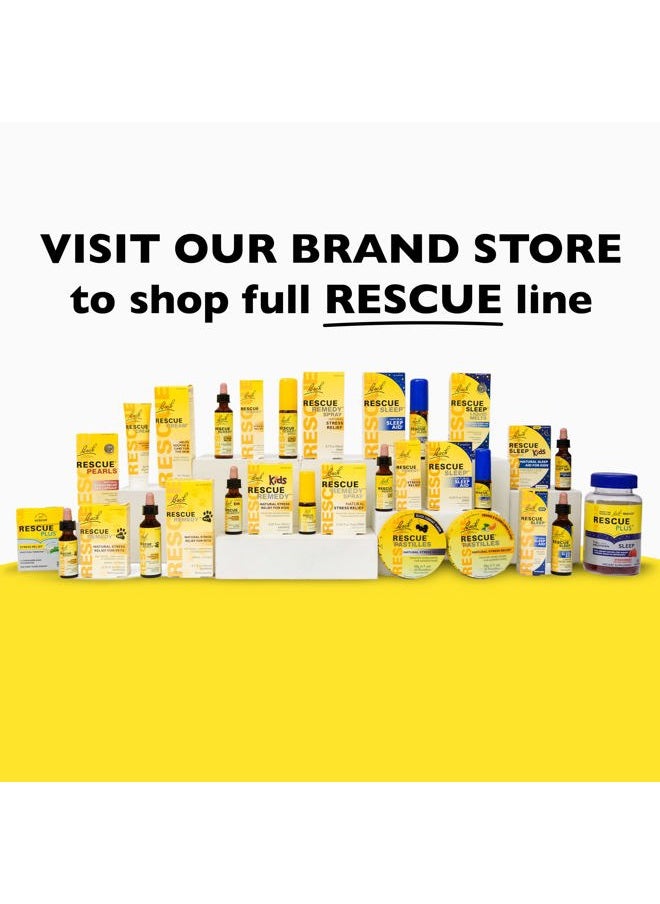 RESCUE - Bach Remedy Dropper 10mL, Natural Stress Relief, Homeopathic Flower Essence, Vegan, Gluten & Sugar-Free, Non-Habit Forming (Non-Alcohol Formula) - Image 1