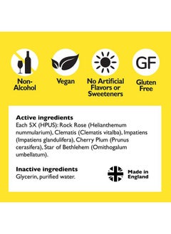 RESCUE Bach Remedy Dropper 10mL, Natural Stress Relief, Homeopathic Flower Essence, Vegan, Gluten & Sugar-Free, Non-Habit Forming (Non-Alcohol Formula)  - Image 3