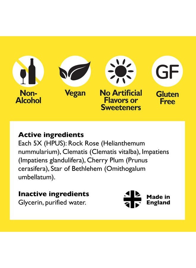 RESCUE Bach Remedy Dropper 10mL, Natural Stress Relief, Homeopathic Flower Essence, Vegan, Gluten & Sugar-Free, Non-Habit Forming (Non-Alcohol Formula)  - Image 3