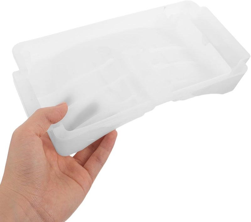 Refrigerator Drip Pan, Under-Compressor Water Tray, Leak Catcher for Fridge Bottom, Seamless Installation Anti-Overflow DIY Fridge Maintenance 9.84x4.72x1.38in - Image 5