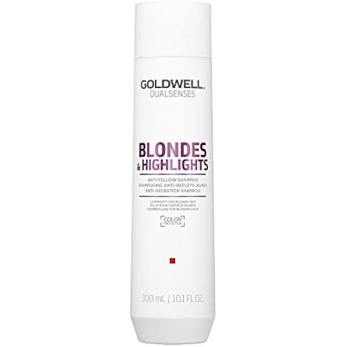 Goldwell DUALSENSES BLONDES AND HIGHLIGHTS SHAMPOO FOR UNISEX 10.1 OZ SHAMPOO, WHITE, 300 ML - Image 1