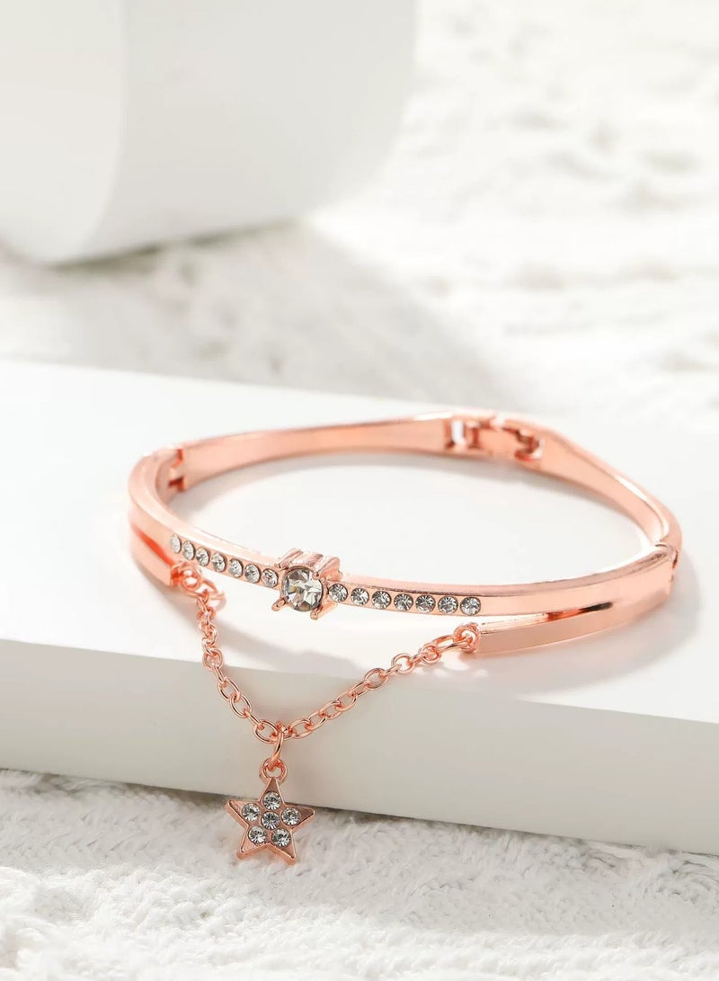 Goolsky Dainty Star & Heart Bracelet – Minimalist Friendship Gift for Girls, Adjustable Student Jewelry  - Image 5
