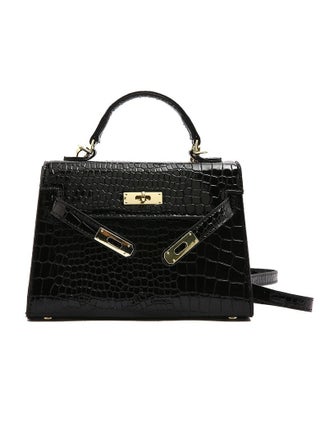 Black Crocodile Pattern