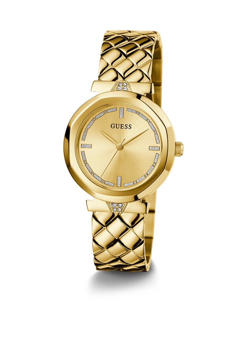 GUESS GUESS Womens Gold Tone Analog Watch - GW0613L2  - Image 1