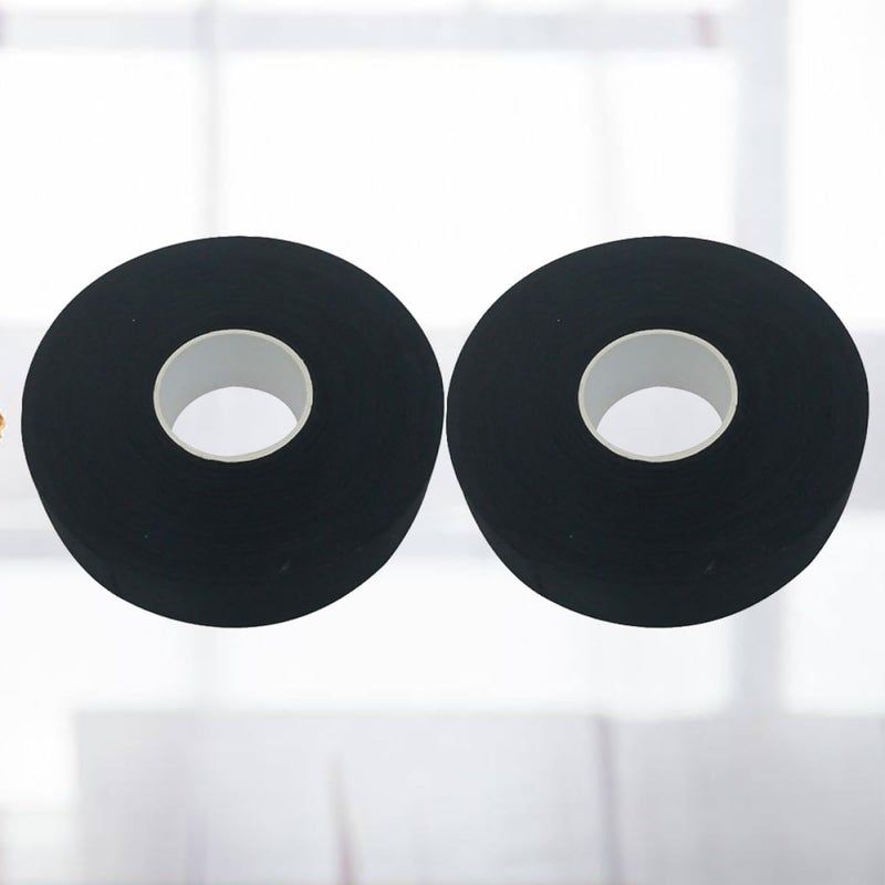 Totority 2pcs Hockey Stick Tape Anti-Slip Sports Tape for Enhanced Grip and Durability for Ice and Field Hockey Practice Black - Image 4