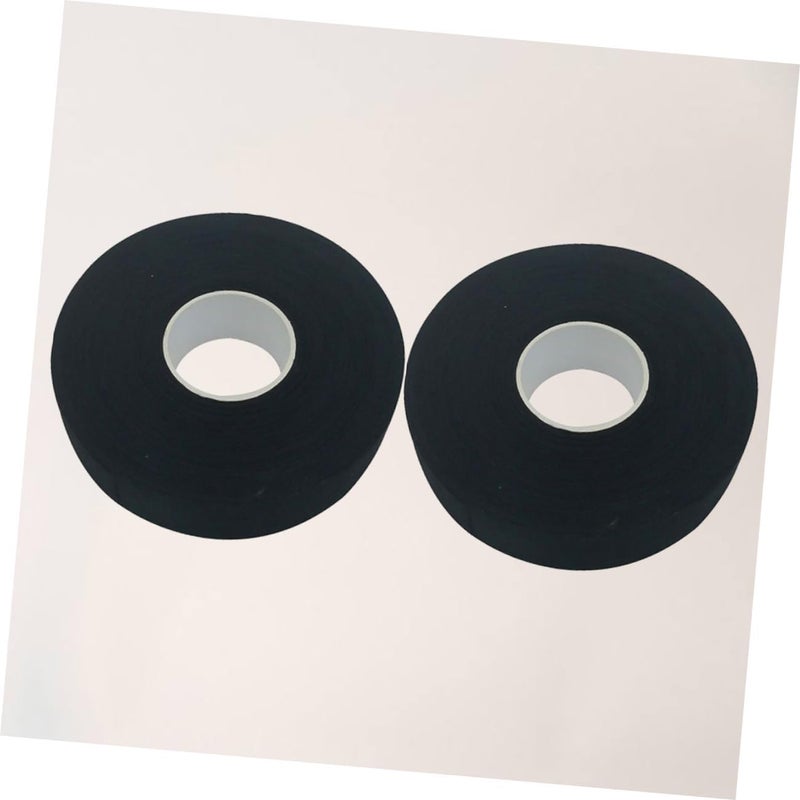 Totority 2pcs Hockey Stick Tape Anti-Slip Sports Tape for Enhanced Grip and Durability for Ice and Field Hockey Practice Black - Image 3