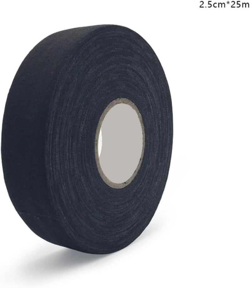 Totority 2pcs Hockey Stick Tape Anti-Slip Sports Tape for Enhanced Grip and Durability for Ice and Field Hockey Practice Black - Image 2