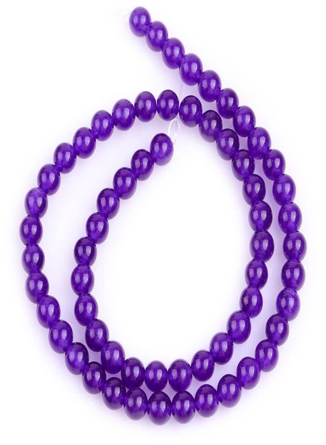 JOE FOREMAN 6mm Dark Purple Jade Round Natural Stone Bracelet Beads for Jewelry Making Strand 15'' Beaded Semi Precious Gemstone DIY Handmade Crafts Supplies - Image 5