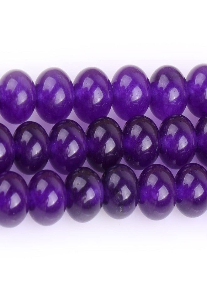 JOE FOREMAN 6mm Dark Purple Jade Round Natural Stone Bracelet Beads for Jewelry Making Strand 15'' Beaded Semi Precious Gemstone DIY Handmade Crafts Supplies - Image 3