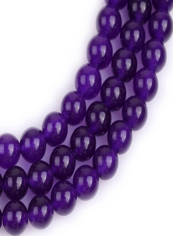 JOE FOREMAN 6mm Dark Purple Jade Round Natural Stone Bracelet Beads for Jewelry Making Strand 15'' Beaded Semi Precious Gemstone DIY Handmade Crafts Supplies - Image 4