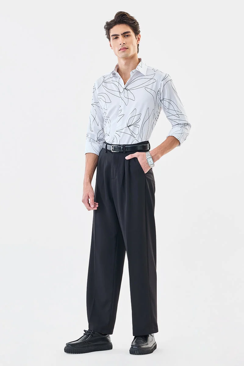 SNITCH Abstract Slim Fit Luxe Shirt