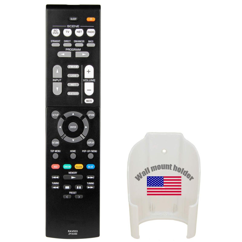 CHOUBENBEN Replacement for Yamaha Home Theater Audio Receiver Remote Control Model RAV534 ZP45780 Part Number ZP457800 - Image 1