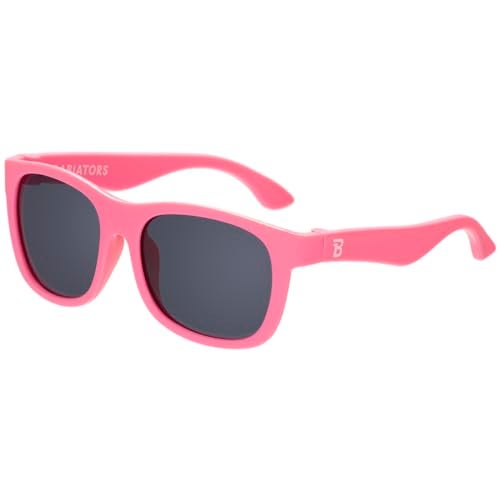 Babiators Original Navigator Think Pink Kid's Sunglasses, UV Protection, Ages 3-5 - Image 1