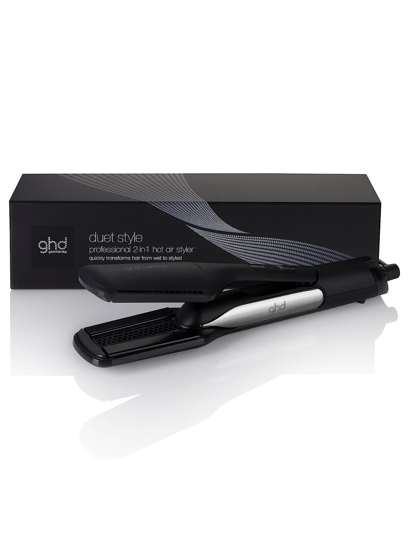 ghd - Duet Style 2 in 1 Hot Air Styler in Black Transforms Hair from Wet to Styled with Air Fusion Technology - Image 1