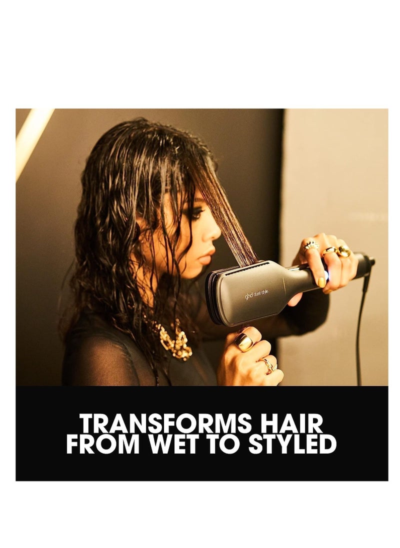 ghd - Duet Style 2 in 1 Hot Air Styler in Black Transforms Hair from Wet to Styled with Air Fusion Technology - Image 1