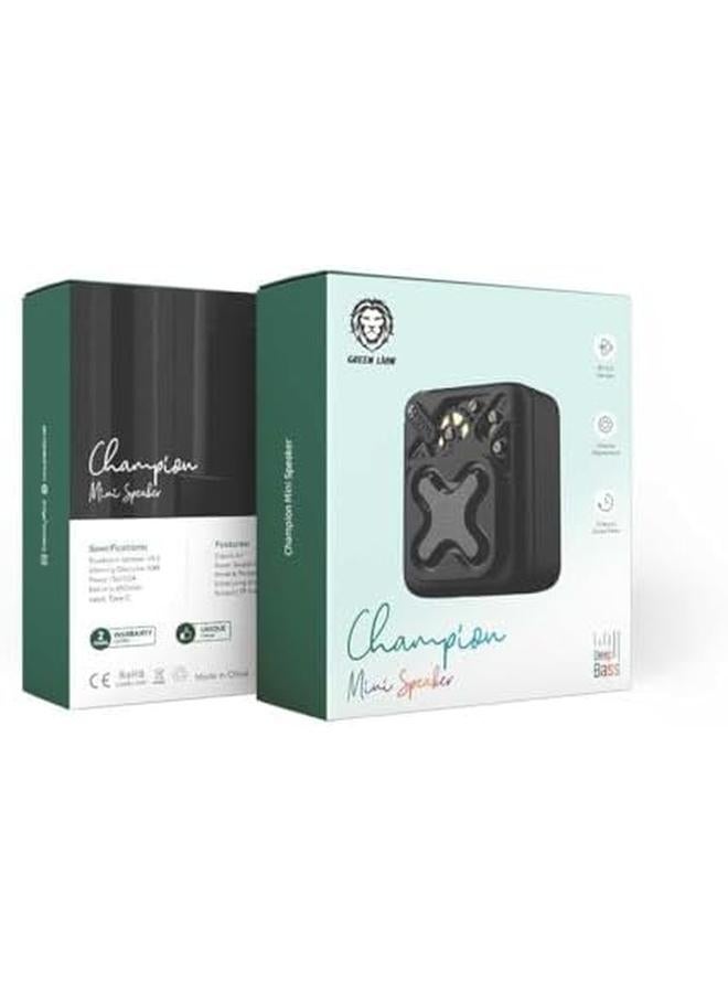 GREEN LION Champion Mini Speaker Black - Image 2
