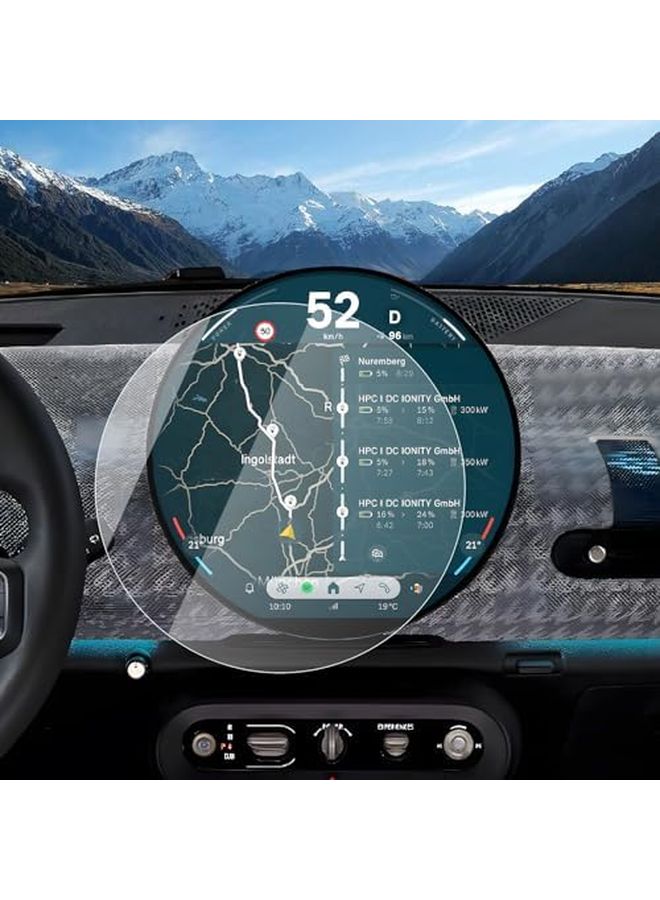 2024 2025 Mini Cooper 9 4 Inch Touchscreen Protector 2PCS PET Plastic Film - Image 1
