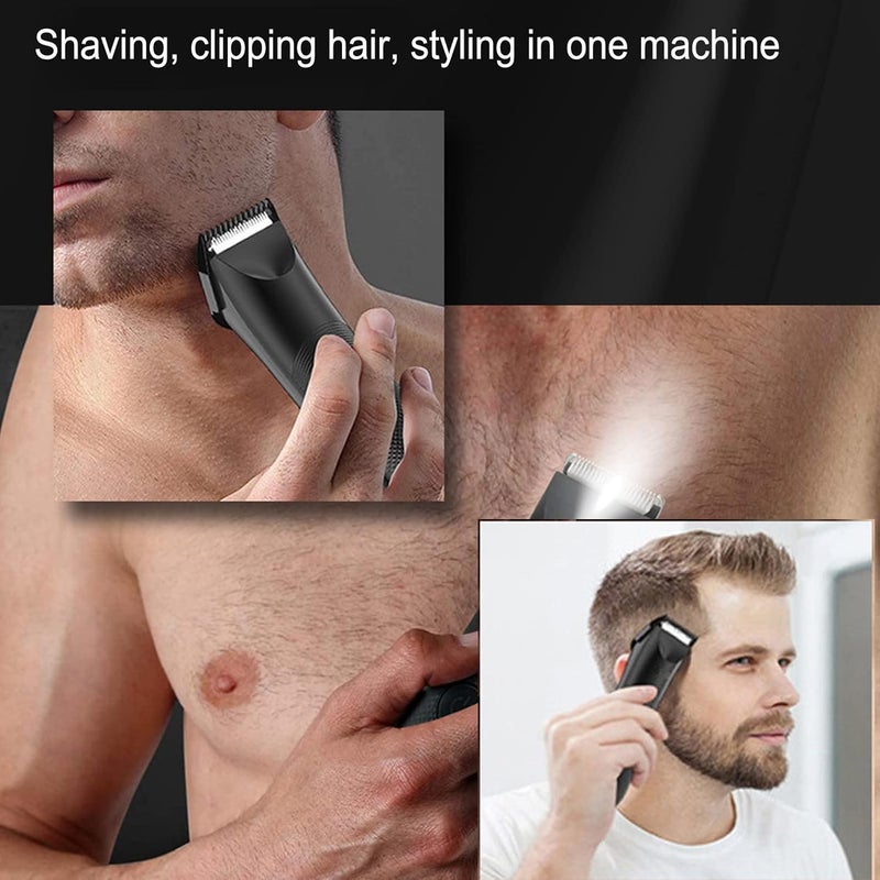 klarako Electric Groin Hair Trimmer, Balls Shaver for Men Electric Groin Hair Trimmer for Men Rechargeable Body Groomer Pubic Hair Razor Balls Shaver IPX7 Waterproof Washable Wet/Dry Clipper Body Grooming - Image 2