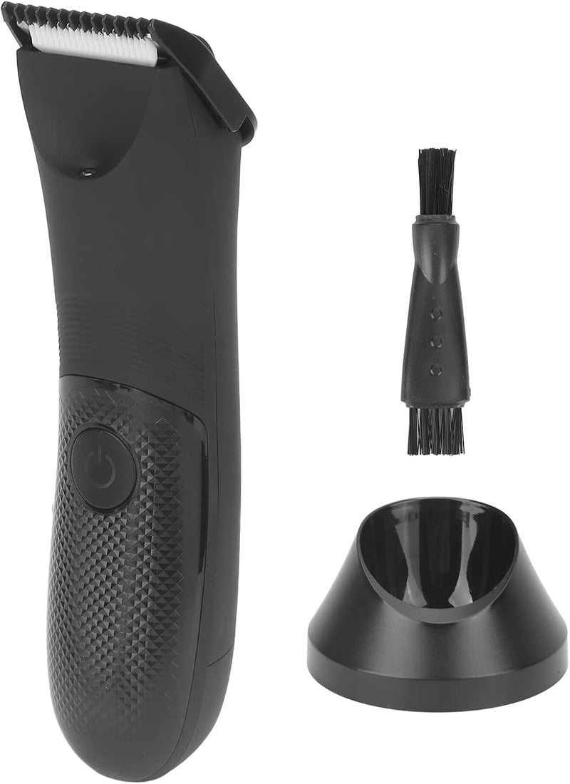 klarako Electric Groin Hair Trimmer, Balls Shaver for Men Electric Groin Hair Trimmer for Men Rechargeable Body Groomer Pubic Hair Razor Balls Shaver IPX7 Waterproof Washable Wet/Dry Clipper Body Grooming - Image 1