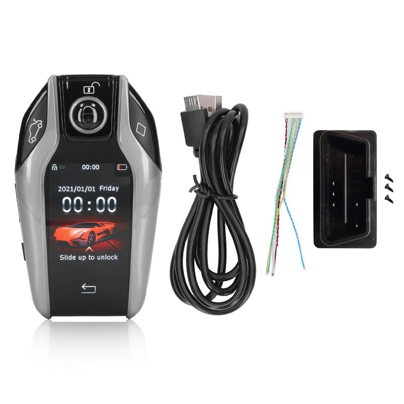 TK800 Universal Smart Key Remote Black 2 Inch LCD Touch Screen Keyless Entry Anti Lost - Image 2