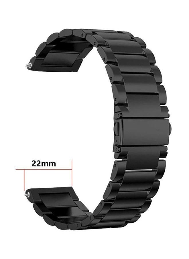 TWEGGON Replacement Stainless Steel Watchband Compatible With 22MM for Huawei Watch GT3 SeriesWatch 3 SeriesGT2 46Honor Magic Watch 2 Black  - Image 3
