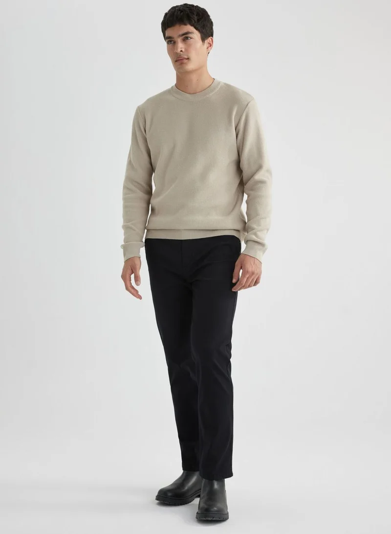 DeFacto Regular Fit Zipper Pocket Gabardine Chino Canvas T