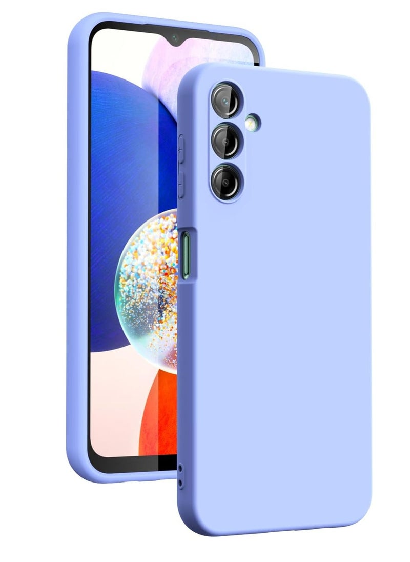 Raxoom Liquid Soft Silicone Protective Case for Samsung Galaxy A24 4G - Anti-Scratch, Shockproof, Light Blue - Image 1