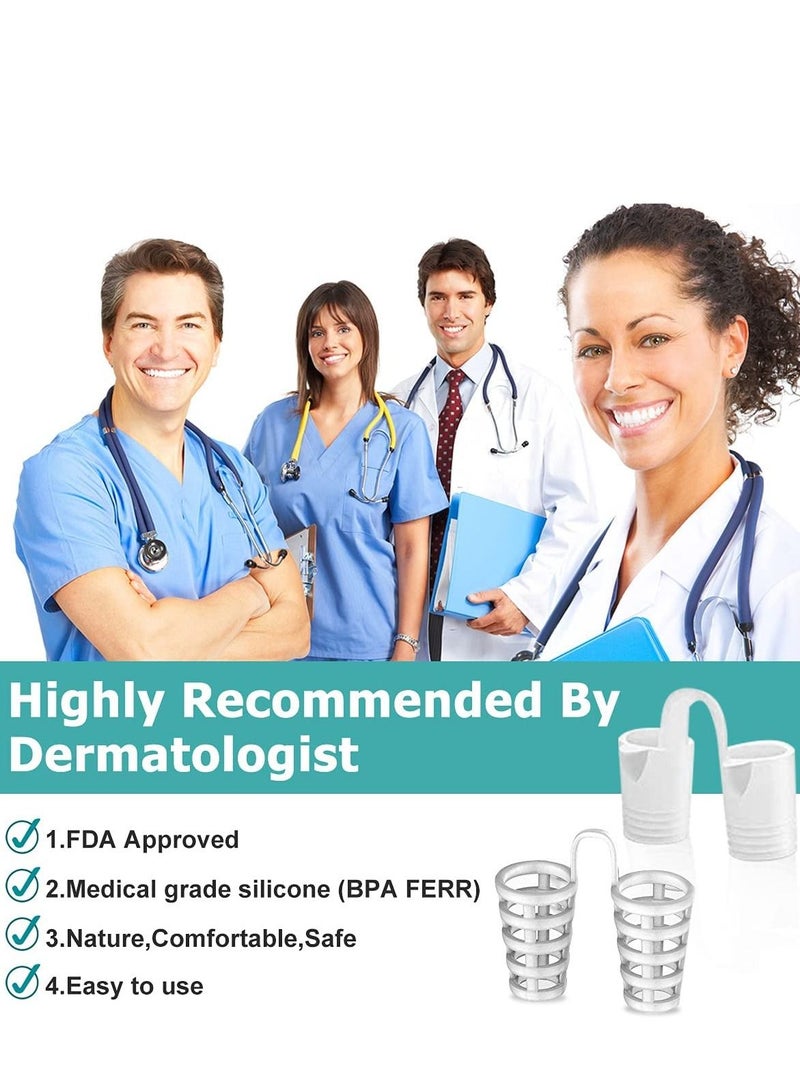 XiuWoo Anti Snoring Silicone Nasal Stopper 8 Set - Image 4