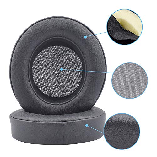 Sqrmekoko Kraken Pro V2 Replacement Earpad, Ear Pad Cushion Cover Compatible with Razer Kraken Pro V2 Gaming Headphone (Black) - Image 3