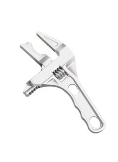 FLORISCA FLORISCA Adjustable Wrench Short Shank 668mm Opening Range Repair Tool Multiuse Style C Universal Snap Wrench Spanner Hand Tool Accessories Home Plumbing Work Pack of 1  - Image 1