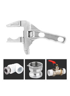 FLORISCA FLORISCA Adjustable Wrench Short Shank 668mm Opening Range Repair Tool Multiuse Style C Universal Snap Wrench Spanner Hand Tool Accessories Home Plumbing Work Pack of 1  - Image 2
