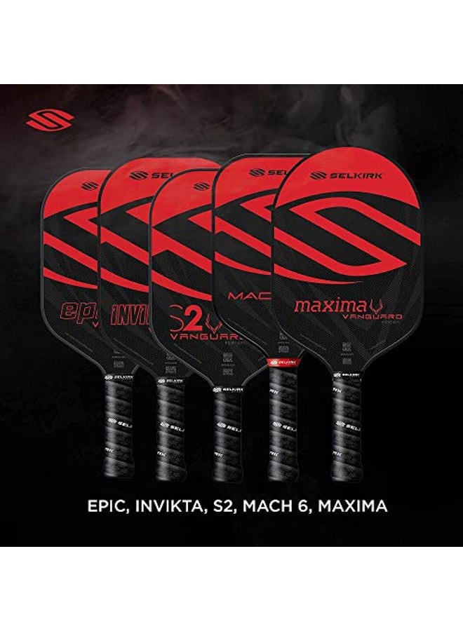 Selkirk Sport Vanguard Hybrid Pickleball Paddle | Carbon Fiber Paddle with a Polypropylene X5 Core | Pickleball Rackets | Maxima Lightweight Red - Image 3