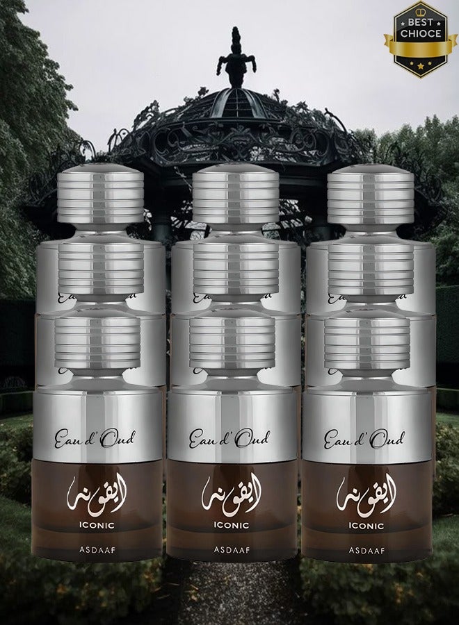 أصداف 9 قطع عطر ايكونيك او دي عود 100 مل - Image 1