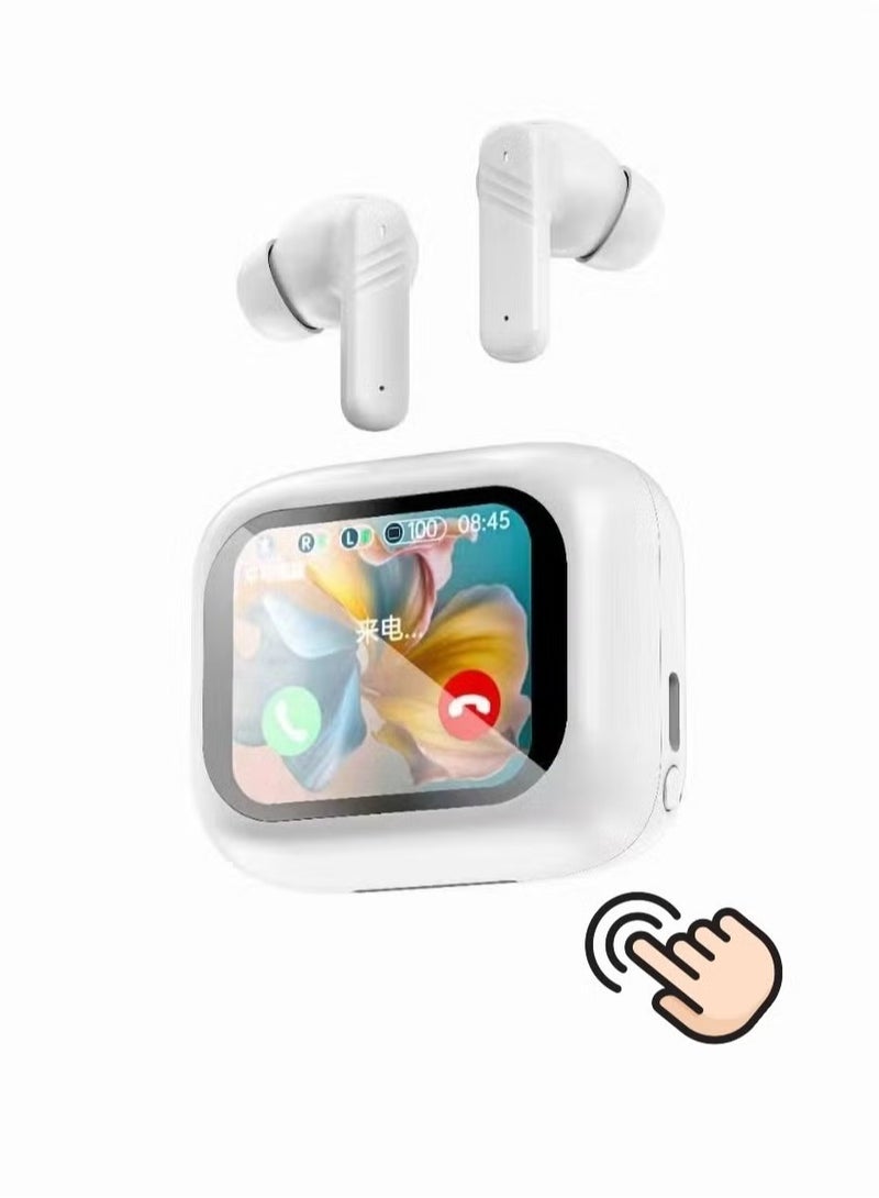 Raxoom Wireless Earbuds with LED Touch Screen, Noise Reduction Headphones with, Wireless Compatible Earphones with Charging Case - Image 5
