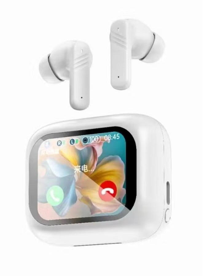 Raxoom Wireless Earbuds with LED Touch Screen, Noise Reduction Headphones with, Wireless Compatible Earphones with Charging Case - Image 2
